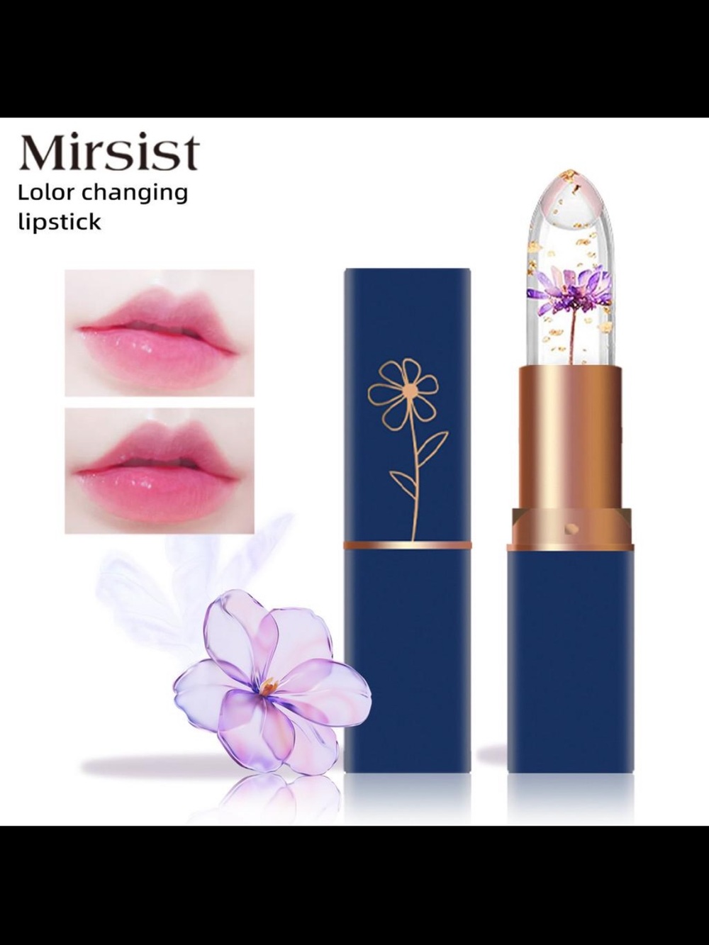 Mirsist Flower Color-Changing Jelly Lipstick 🌸